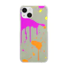 NeonLeakのペンキちゃん4 Clear Smartphone Case