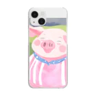 Yumexの豚のブーちゃん Clear Smartphone Case