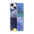 KEIKO's art factoryの「四季と星」の4部作 Clear Smartphone Case