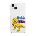 CHEBLOのZAURI △Yellow▼ Clear Smartphone Case