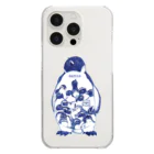 ヤママユ(ヤママユ・ペンギイナ)の-042518-World Penguins Day Clear Smartphone Case