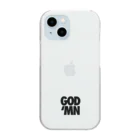 ODD WORKS STOREのガッデム God damn Clear Smartphone Case