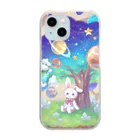 星屑屋魔法雑貨店のLittle Garden Clear Smartphone Case