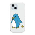 nerucoの本気のペンギンさんリベンジ Clear Smartphone Case