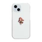 二頭身キャラが好きですの秋をイメージしました Clear Smartphone Case