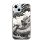 070-7412-0063の舞龍 Clear Smartphone Case