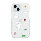 さときちの凧揚げスマイルドッグ v1.1.0 Clear Smartphone Case