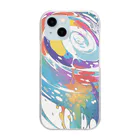 KVS-designersのcolorful#01 Clear Smartphone Case