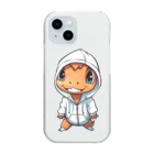 Vasetti_pressの愚かな恐竜 Clear Smartphone Case