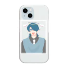 猫スタンプの天使？くん？2 Clear Smartphone Case