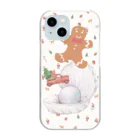 千日紅のクリスマスプレゼント・パール Clear Smartphone Case