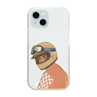 77ArtcoのCafe Racer Rider Clear Smartphone Case