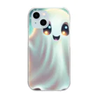 yusuke.shop1のかわいいおばけ Clear Smartphone Case