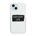 YF_familleのOUTDOOR LIFE Clear Smartphone Case