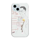 ポケットの副住職さん Clear Smartphone Case