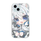 Shikisai Goods!の色彩くん スマホケース Clear Smartphone Case