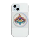 Persona MoMのオレンジの第3のeye Clear Smartphone Case
