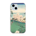 浮世絵屋の広重「冨二三十六景⑧　東都あすか山」歌川広重の浮世絵 Clear Smartphone Case