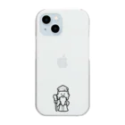 ゆーちゃんのおえかきの寿老人さん。 Clear Smartphone Case