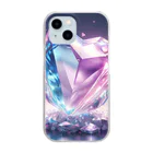 3tomo6's shopのValentine 水晶 Clear Smartphone Case