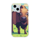 Ookaneのドット絵のサイ Clear Smartphone Case