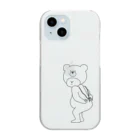 YUICHI design shopのクマの着ぐるみ Clear Smartphone Case