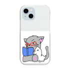 Kujakuの朗読猫 Clear Smartphone Case