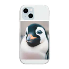 kiyoshi☪︎のペンギンくん(・⊝・) Clear Smartphone Case