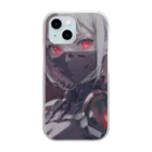 Japanesque_ImaginationのCyborg Ninja : Iris Nova Clear Smartphone Case