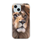 Mint3110-factoryの🦁ライオンキング(King of Lion) Clear Smartphone Case