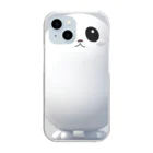 ブサカワ二頭身アニマルくんのブサカワ二頭身アニマル3 Clear Smartphone Case