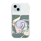 JINJIN_DRAMATIC_COMPANYのカルマくん Clear Smartphone Case