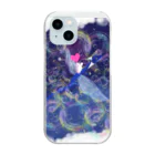 haa-taの夜間飛行 Clear Smartphone Case