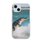 クロコダイリテンのSurfWANI Clear Smartphone Case