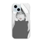 PUPPET FACEのPORTRAIT_02 Clear Smartphone Case