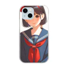 midori_kawaのセーラーキュート Clear Smartphone Case