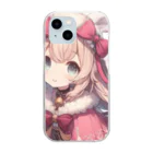 mihhyのうさ乙女。 Clear Smartphone Case