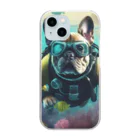 lovedogfamilly2の潜水士フレブルちゃん Clear Smartphone Case