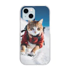 GoldCatの雪猫 Clear Smartphone Case