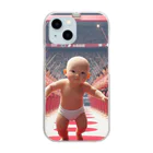 taka-kamikazeの赤ちゃん入場 Clear Smartphone Case