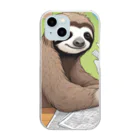 hobopoの"A Sloth Trying Various Things"  Clear Smartphone Case