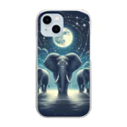 FUMYのNight  Elephant Symphonic Clear Smartphone Case