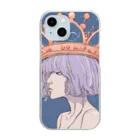 桜猫店-sakuraneko-のクラゲ王子 Clear Smartphone Case