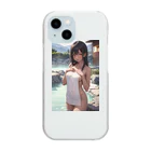 OPI_TT_RyumisVelnの褐色の女の子が贅沢な温泉でまったりと過ごしています。 Clear Smartphone Case