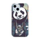 クレイジーパンダのcrazy_panda3 Clear Smartphone Case