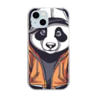 クレイジーパンダのcrazy_panda4 Clear Smartphone Case