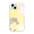 ファルツラインのゆるうさえんじぇる Clear Smartphone Case