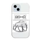 rokkakukikakuのカヌー犬　ライフジャケット Clear Smartphone Case