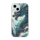 gariz0のCool dragon Clear Smartphone Case