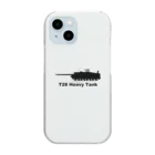 puikkoのT28重戦車 Clear Smartphone Case